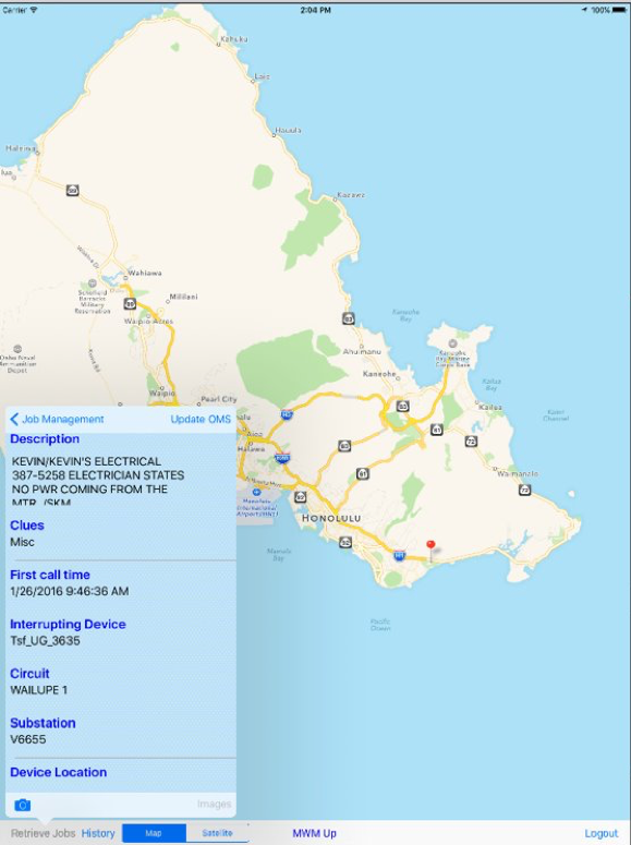 Field services mobile app