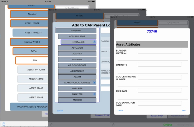 Walkdown application